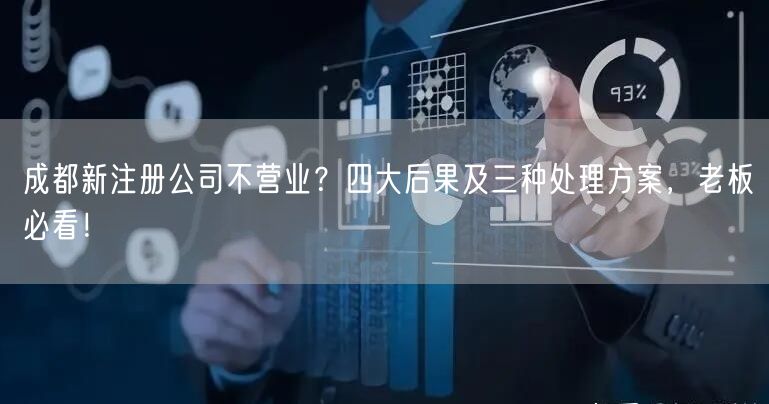 成都新注册公司不营业?四大后果及三种处理方案,老板必看! 成都新注册公司不营业?四大后果及三种处理方案,老板必看!