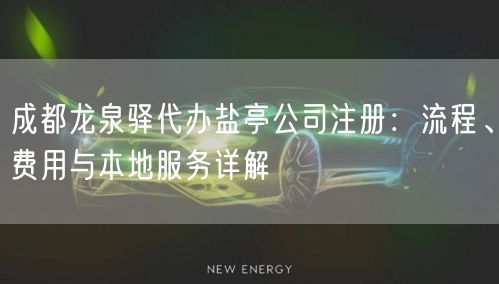 成都龙泉驿代办盐亭公司注册：流程、费用与本地服务详解
