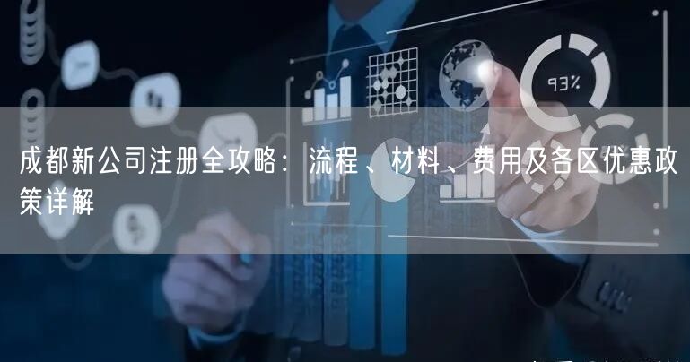 成都新公司注册全攻略：流程、材料、费用及各区优惠政策详解