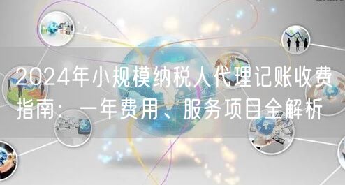 2024年小规模纳税人代理记账收费指南：一年费用、服务项目全解析