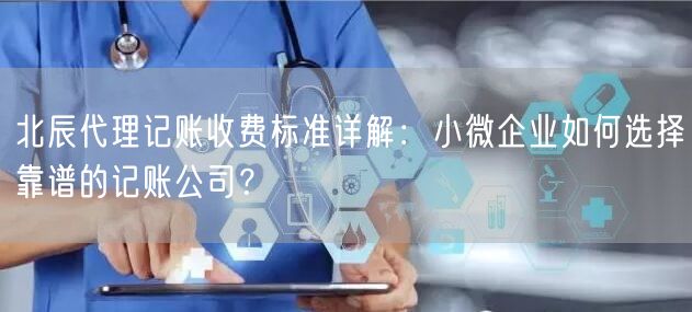 北辰代理记账收费标准详解:小微企业如何选择靠谱的记账公司? 北辰代理记账收费标准详解:小微企业如何选择靠谱的记账公司?
